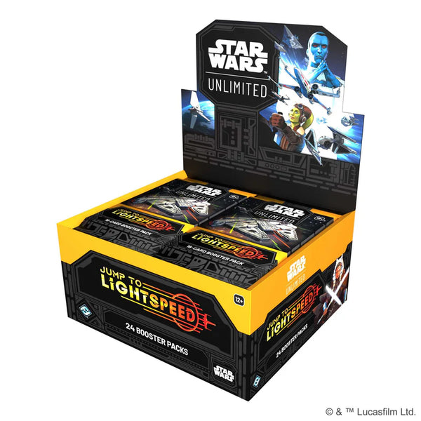 Star Wars: Unlimited Jump to Lightspeed Set 4 Booster Display