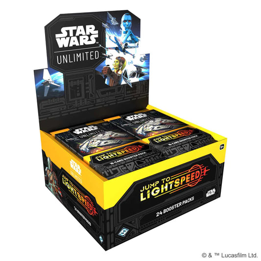 Star Wars: Unlimited Jump to Lightspeed Set 4 Booster Display