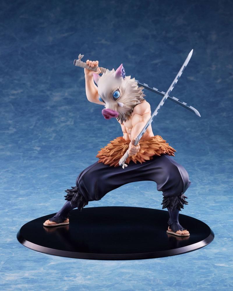 Aniplex Figure – Demon Slayer Kimetsu No Yaiba Inosuke Hashibira With & Without Boar Mask