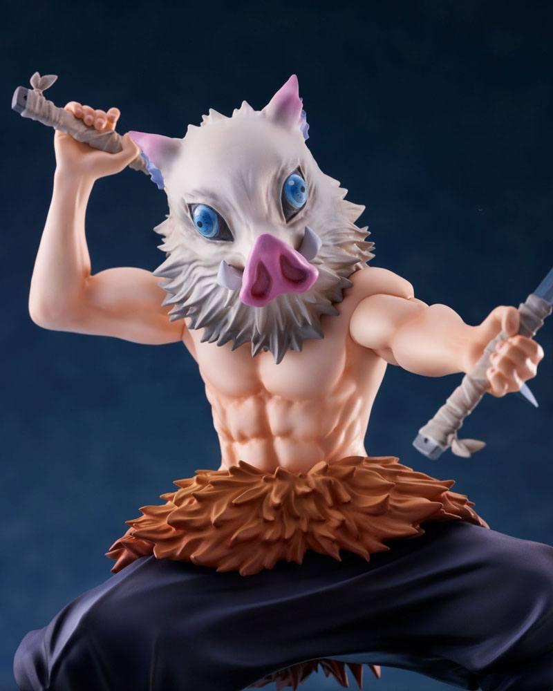 Aniplex Figure – Demon Slayer Kimetsu No Yaiba Inosuke Hashibira With & Without Boar Mask