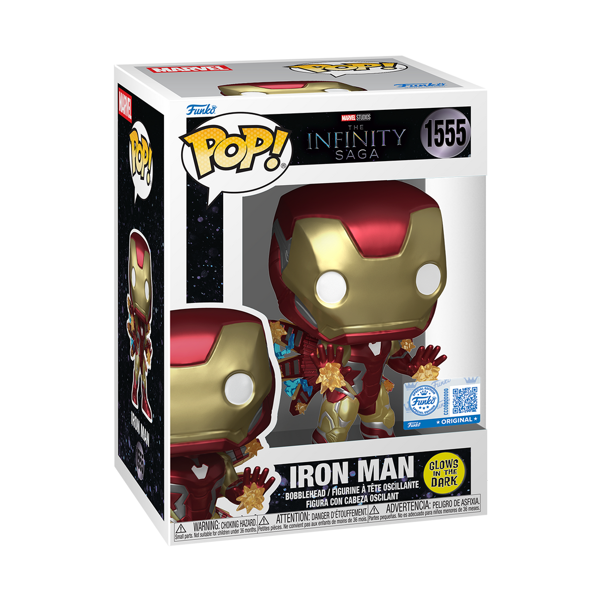 Funko POP! Marvel: Avengers Endgame - Iron Man (Glow, POP! Plus) - view 2