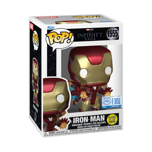 Funko POP! Marvel: Avengers Endgame - Iron Man (Glow, POP! Plus)