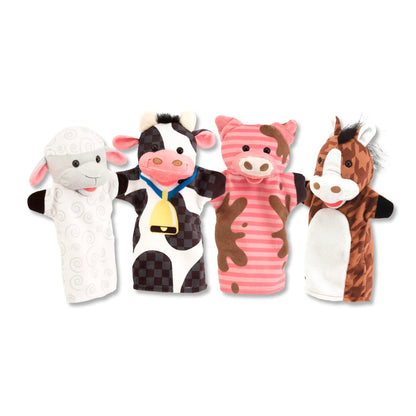 Melissa & Doug: Farm Friends Hand Puppets