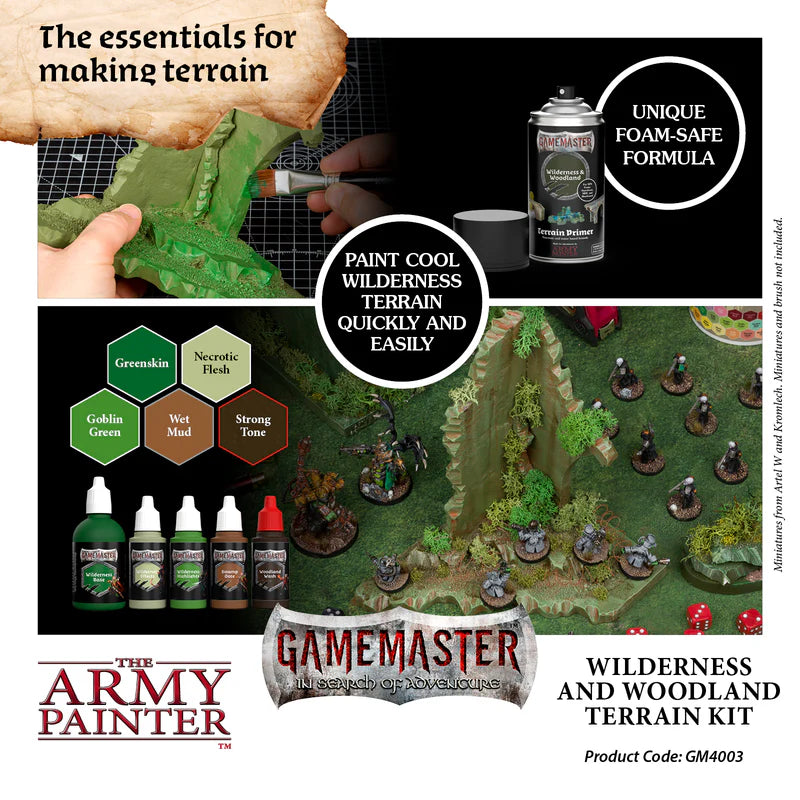 The Army Painter - GameMaster - Wilderness & Woodlands Terrain Kit