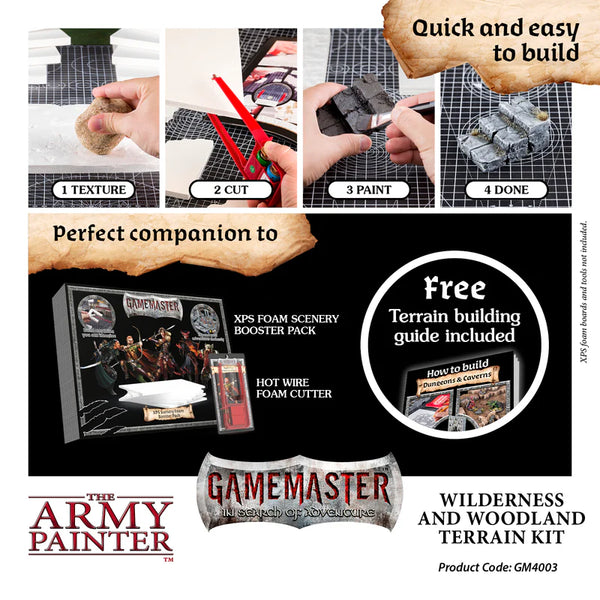 The Army Painter - GameMaster - Wilderness & Woodlands Terrain Kit