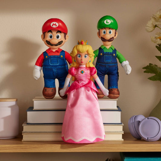 The Super Mario Galaxy Movie roto plush assortment lifestyle image