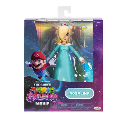 The Super Mario Galaxy Movie Rosalina action figure packaging