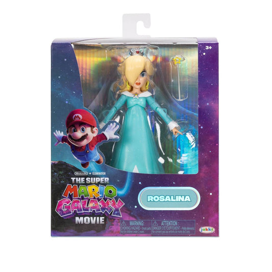 The Super Mario Galaxy Movie Rosalina action figure packaging