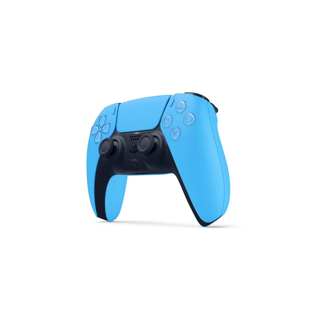 DualSense Wireless Controller - Starlight Blue angled view