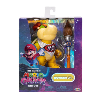 The Super Mario Galaxy Movie Bowser Jr. 5 inch action figure in box