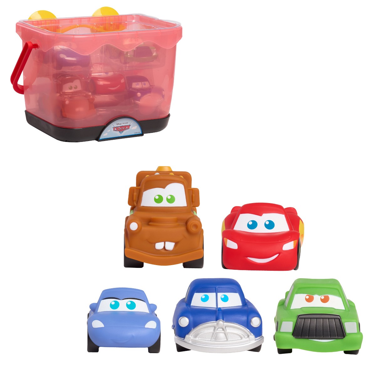 Disney Pixar Cars Bath Caddy set front