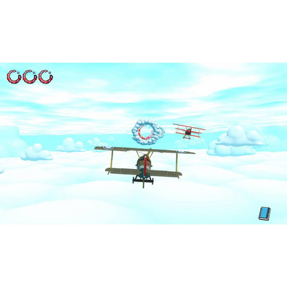 Snoopy and The Great Mystery Club flying mini-game screenshot