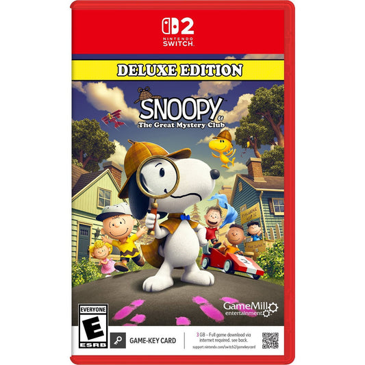 Snoopy and The Great Mystery Club Deluxe Edition Nintendo Switch 2 cover