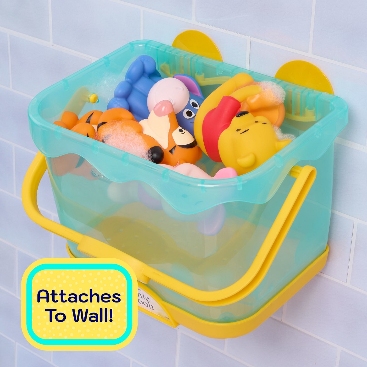 Disney Winnie the Pooh Bath Caddy storage view