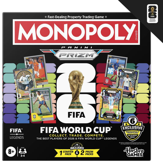 Monopoly Panini Prizm FIFA World Cup board game box