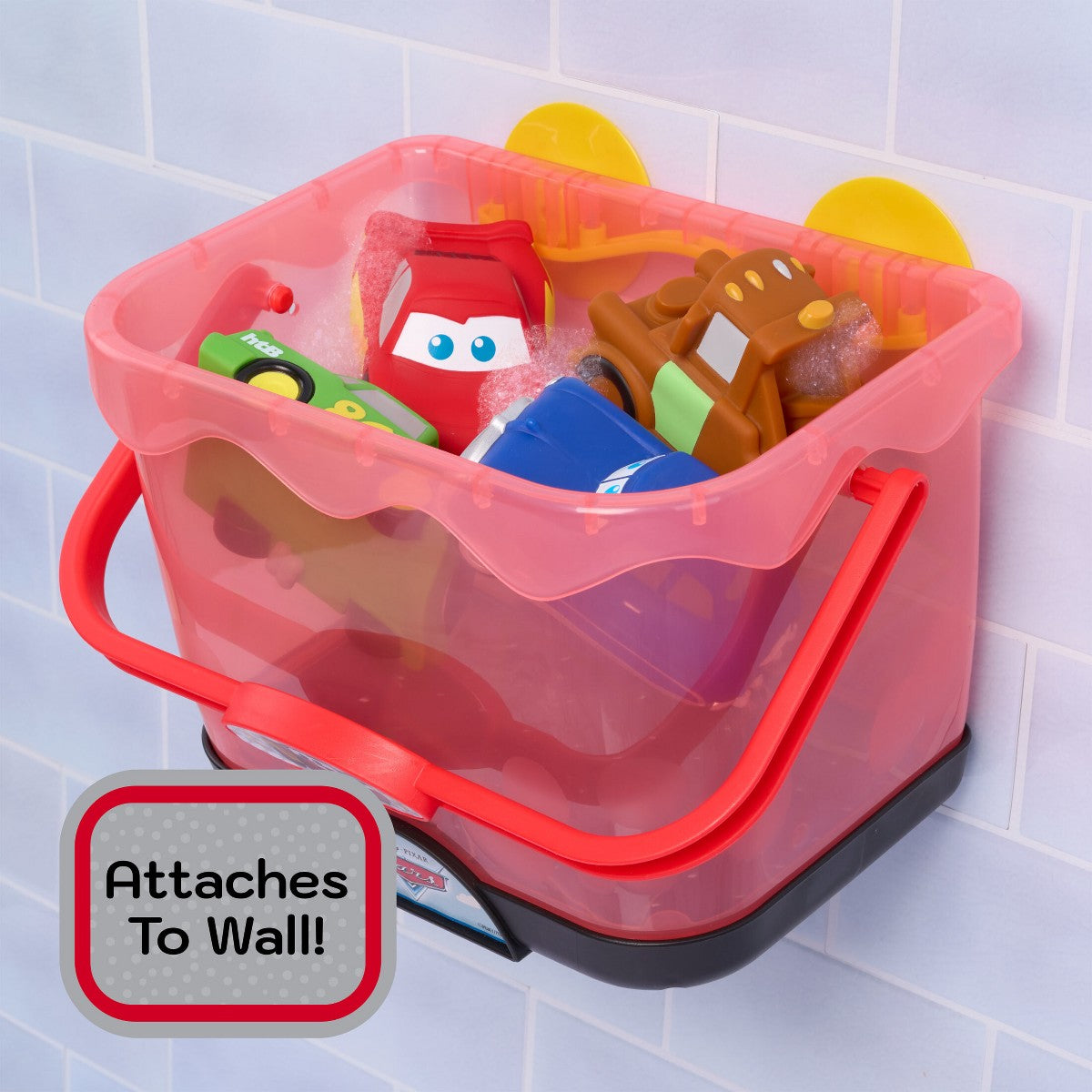Disney Pixar Cars Bath Caddy storage view