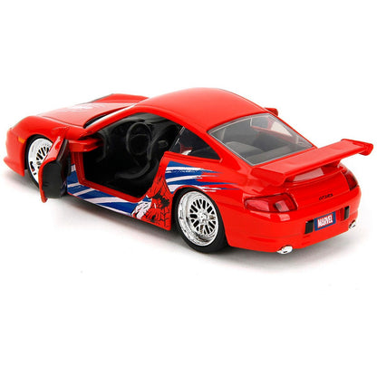 Jada Spider-Man Porsche 911 GT3 RS opening doors
