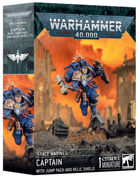 Warhammer 40,000: Space Marines – Captain with Jump Pack & Relic Shield