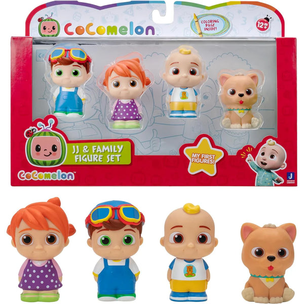 Cocomelon - 4 Figure Pack - JJ & Family
