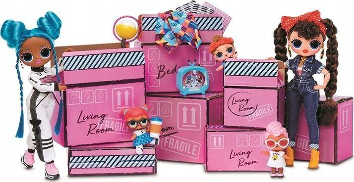 LOL OMG House - New Real Wood Doll House with 85+ Surprises | 3 Stories, 6 Rooms including Elevator, Tub, Pool, Patio, Living Room, Kitchen, Piano Bedroom, Bathroom, and Fashion Closet