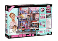 LOL OMG House - New Real Wood Doll House with 85+ Surprises | 3 Stories, 6 Rooms including Elevator, Tub, Pool, Patio, Living Room, Kitchen, Piano Bedroom, Bathroom, and Fashion Closet