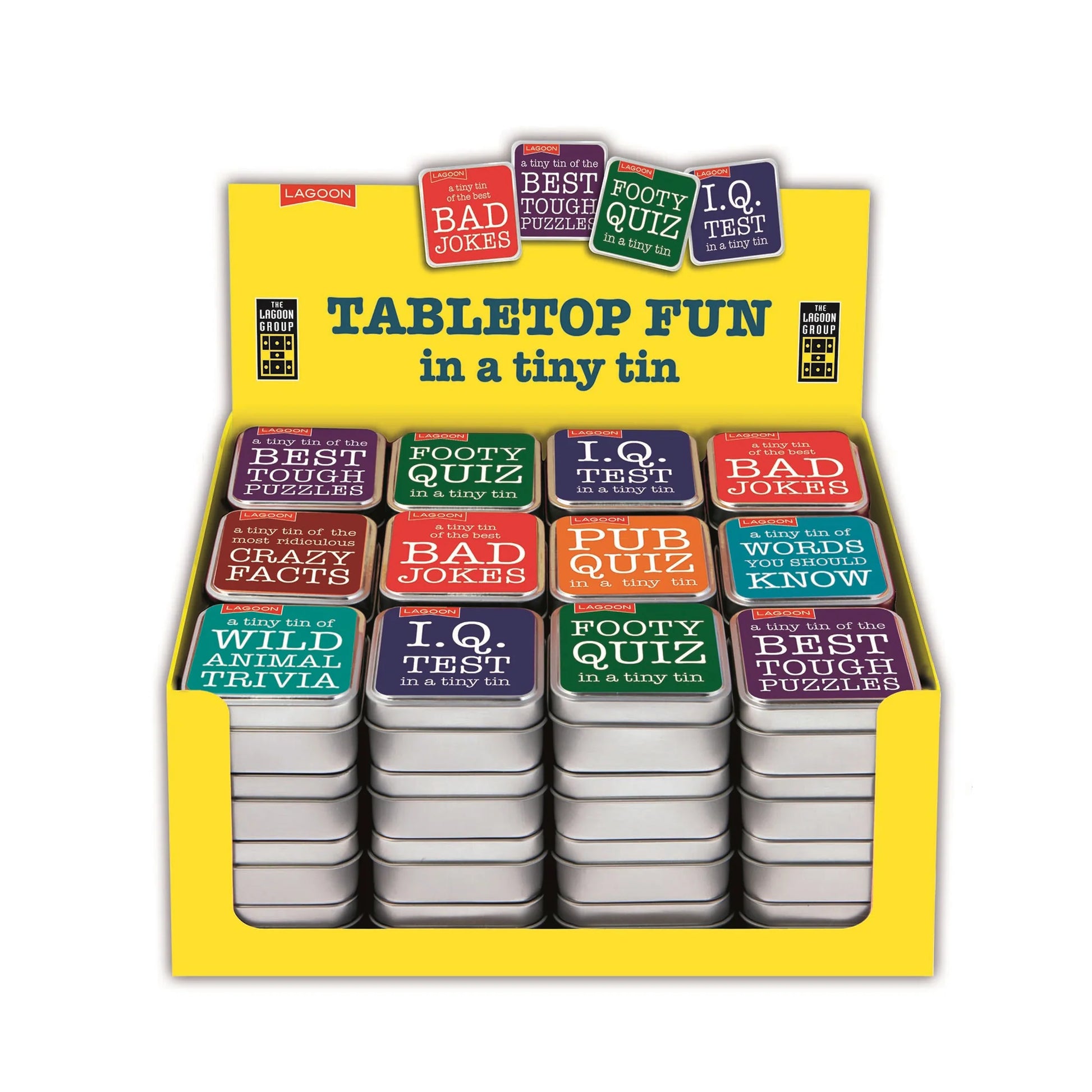 TABLETOP FUN IN A TINY TIN (DISPLAY OF 48)