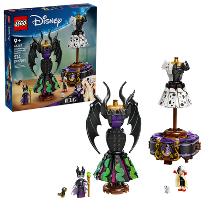 LEGO® | Disney Villains: Maleficent's and Cruella De Vil's Dresses (43262)