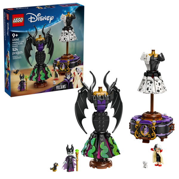 LEGO® | Disney Villains: Maleficent's and Cruella De Vil's Dresses (43262)