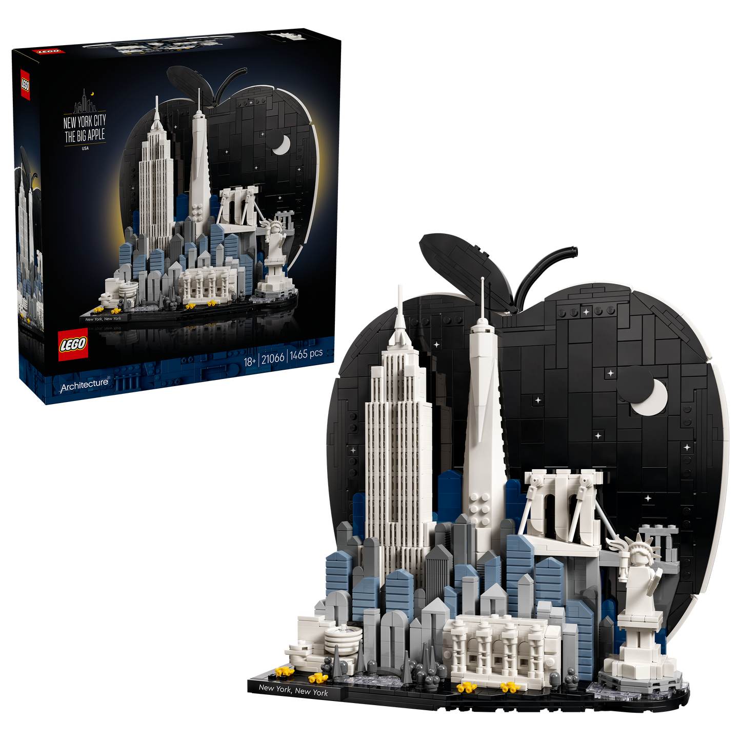 LEGO® | Architecture: New York City: The Big Apple (21066) - box and product image