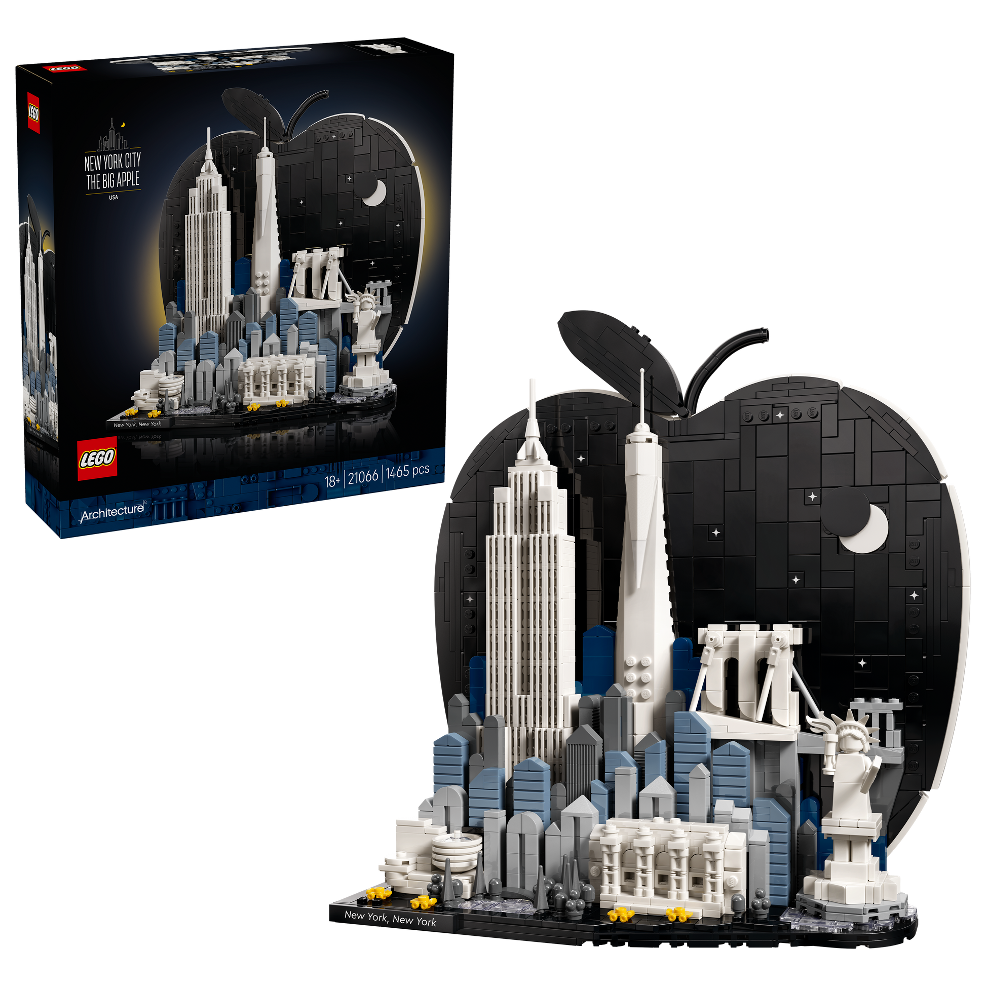 LEGO® | Architecture: New York City: The Big Apple (21066) - box and product image