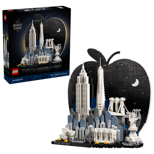 LEGO® | Architecture: New York City: The Big Apple (21066) - box and product image