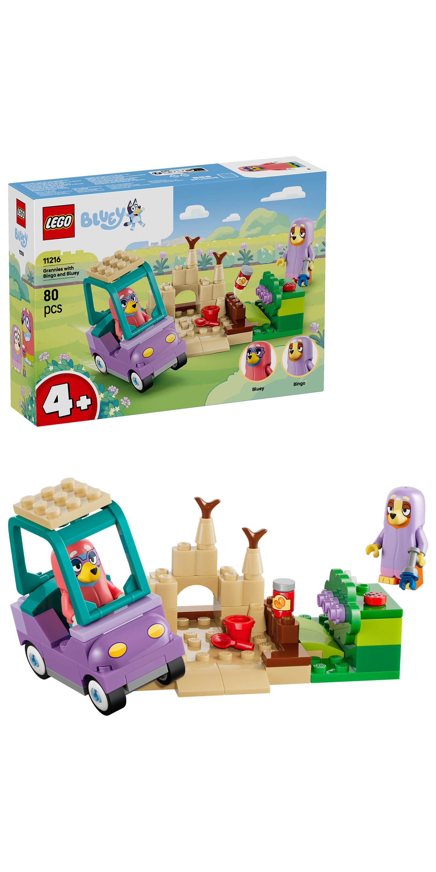 LEGO® | Bluey: Grannies with Bingo and Bluey (11216) - box and product image