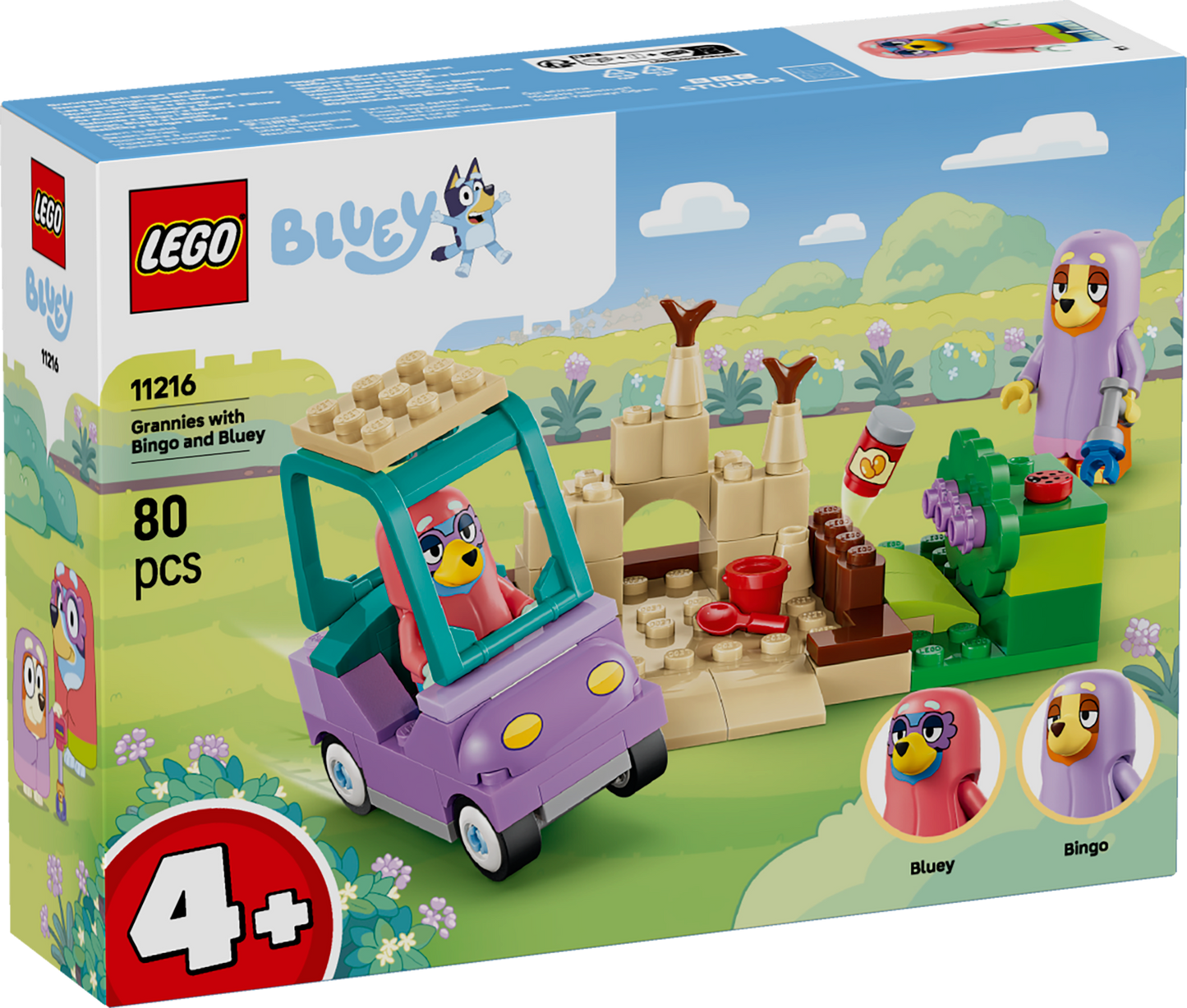 LEGO® | Bluey: Grannies with Bingo and Bluey (11216) - box front