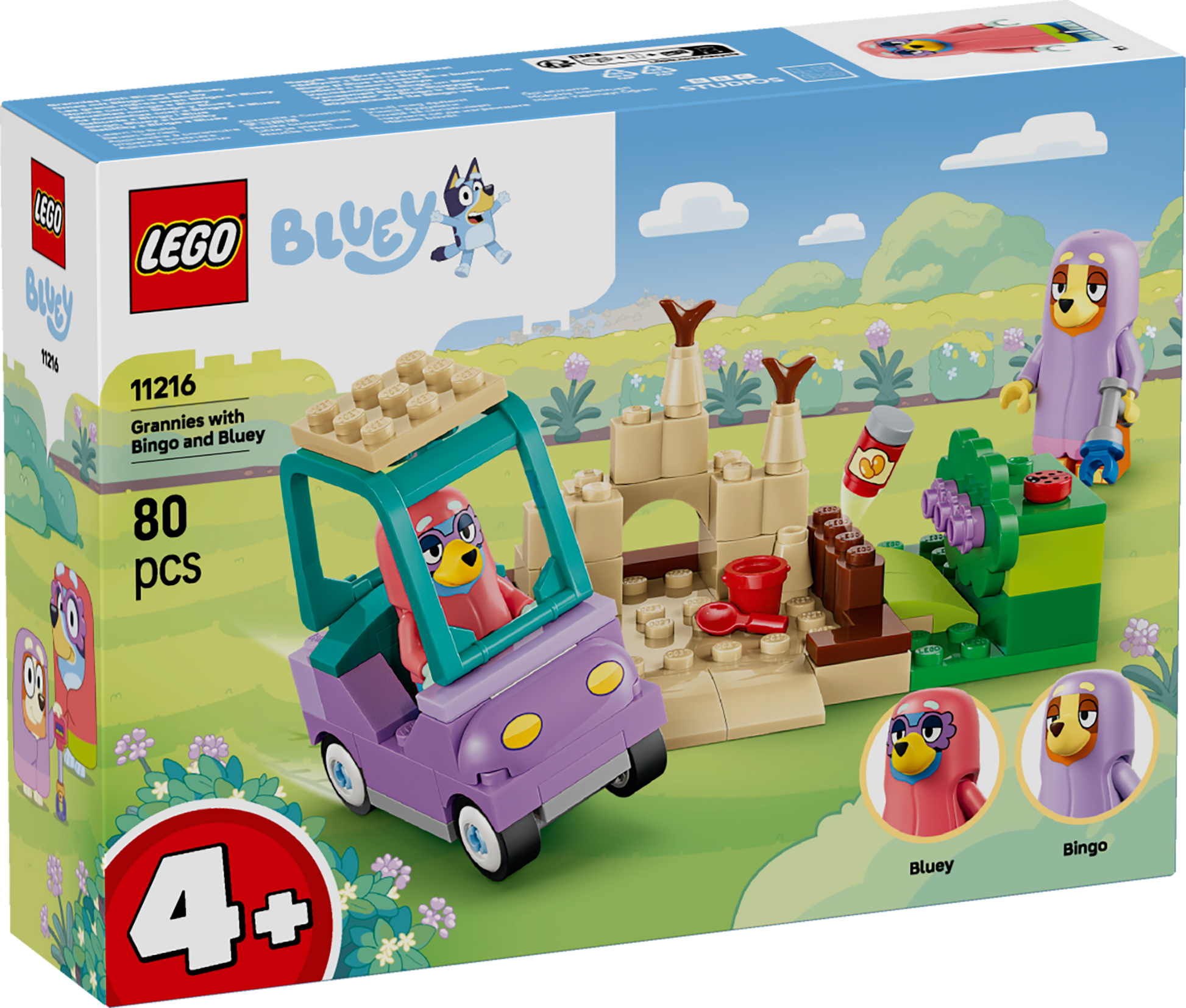 LEGO® | Bluey: Grannies with Bingo and Bluey (11216) - box front