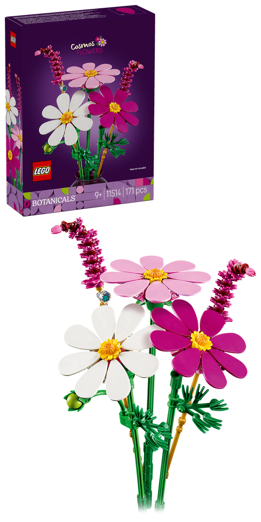LEGO® | Botanicals: Cosmos Flowers (11514) - box and product image