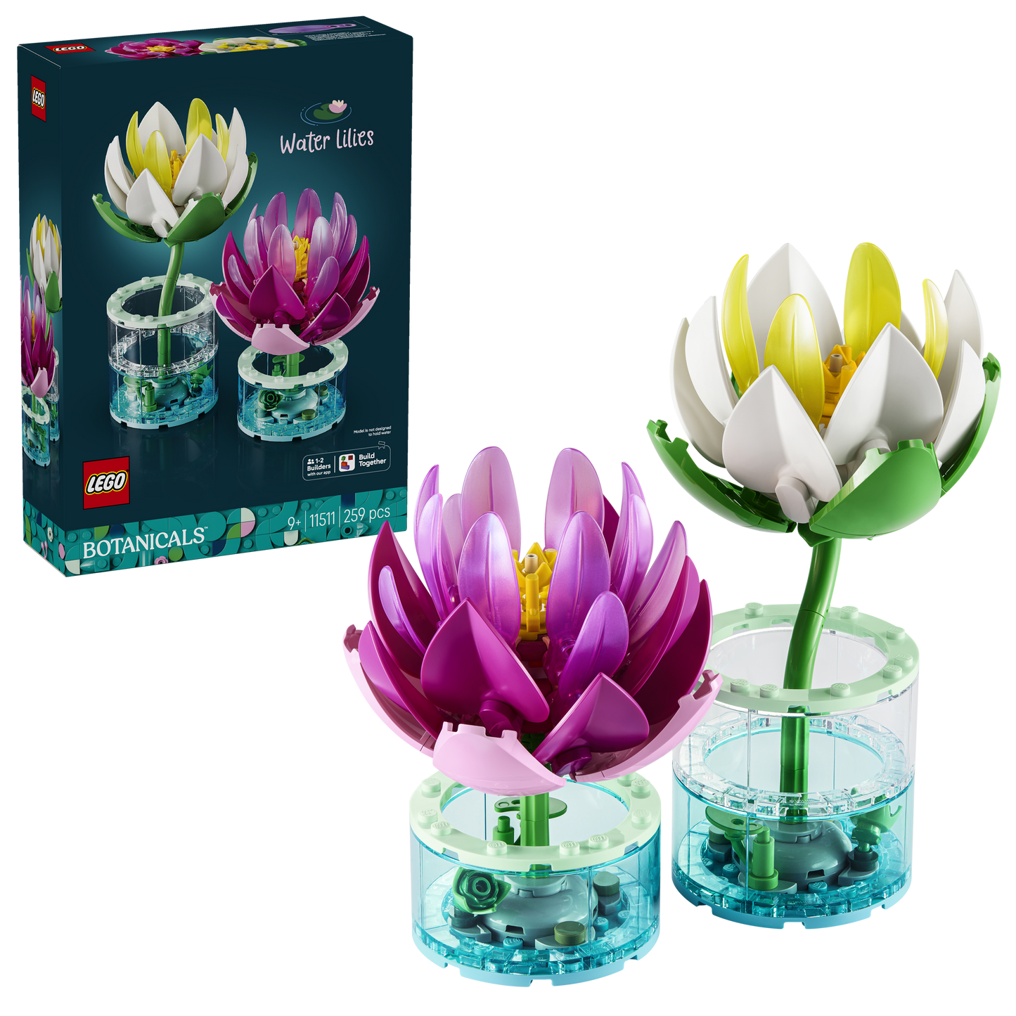 LEGO® | Botanicals: Water Lilies (11511) - box and product image