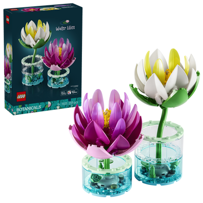 LEGO® | Botanicals: Water Lilies (11511) - box and product image