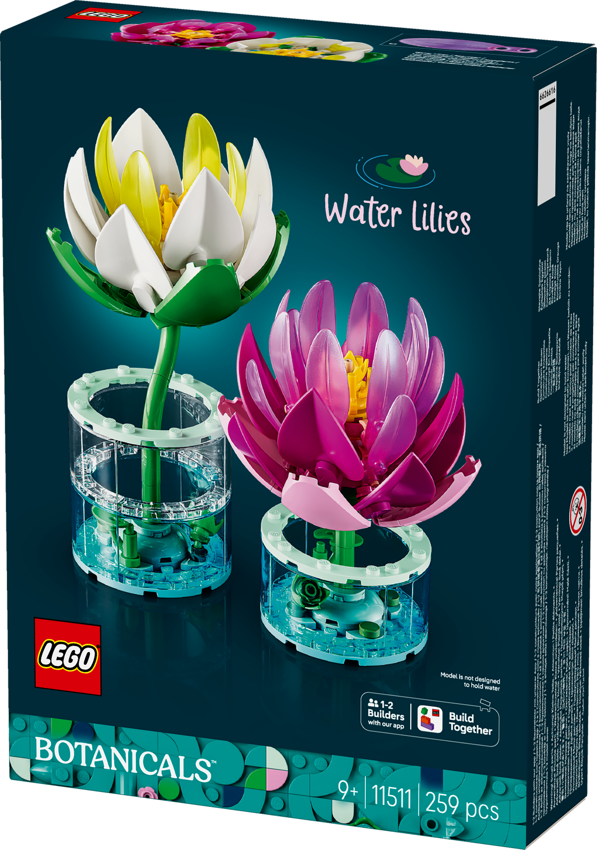 LEGO® | Botanicals: Water Lilies (11511) - box detail