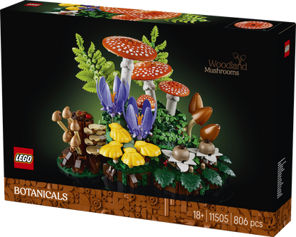 LEGO® | Botanicals: Woodland Mushrooms (11505) - box detail