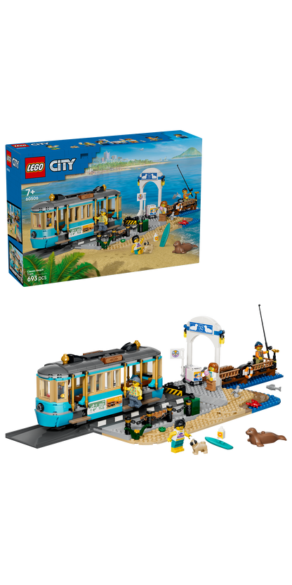 LEGO® | City: Classic Beach Streetcar (60506) - box and product image