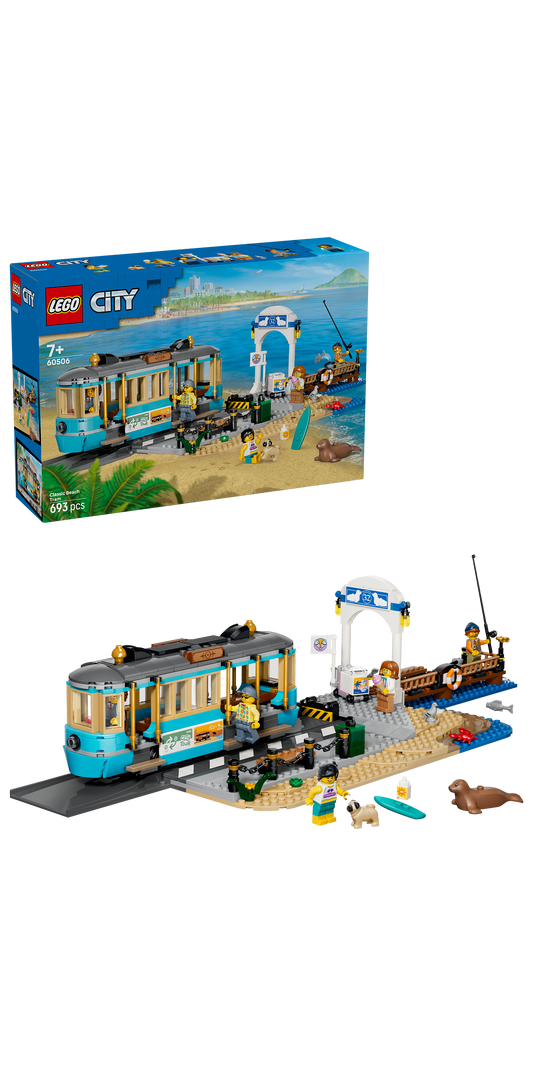 LEGO® | City: Classic Beach Streetcar (60506) - box and product image