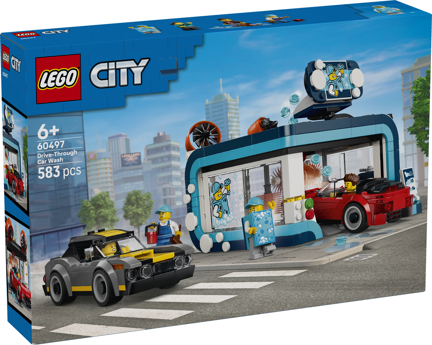 LEGO® | City: Drive-Through Car Wash (60497) - box front