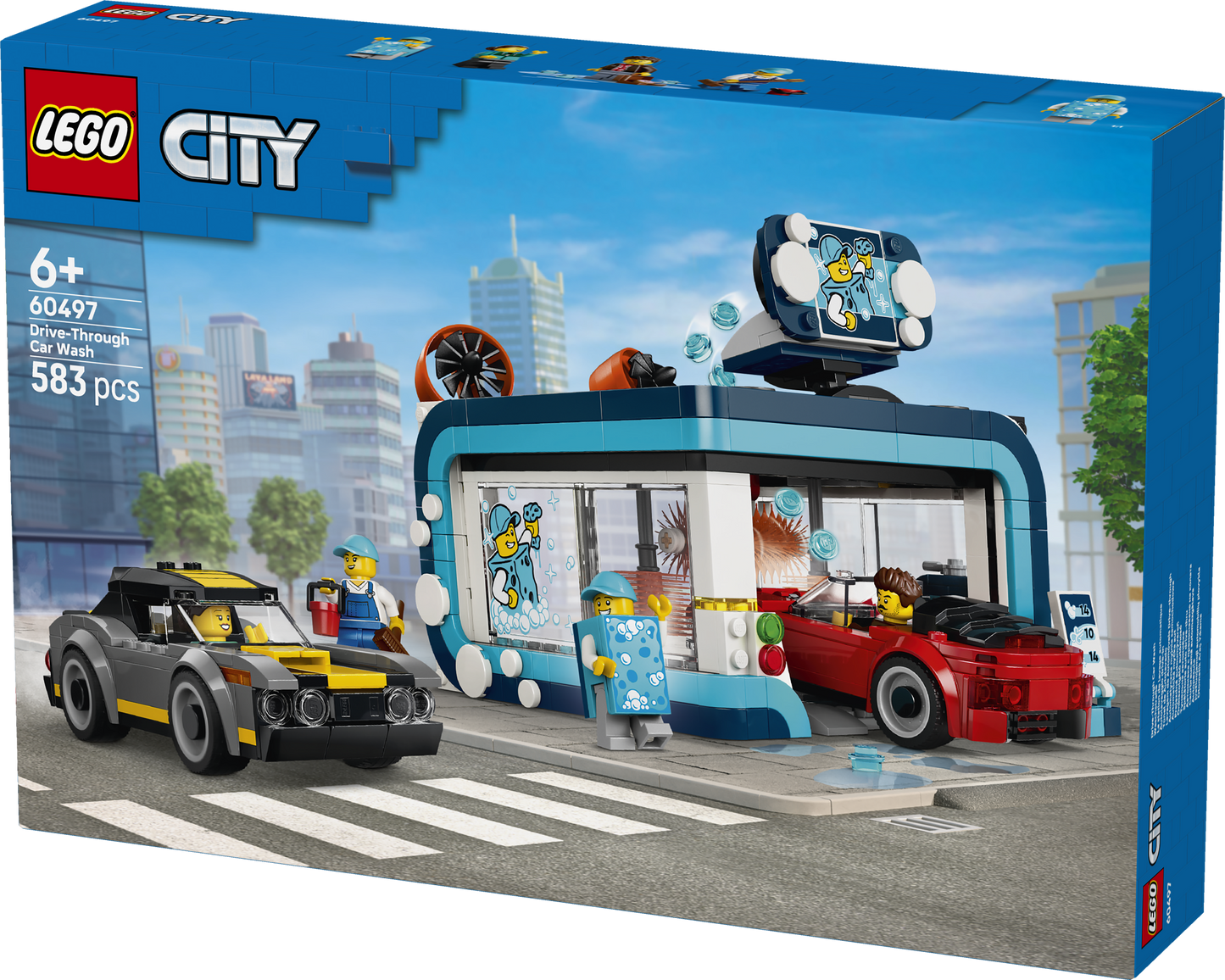 LEGO® | City: Drive-Through Car Wash (60497) - box detail