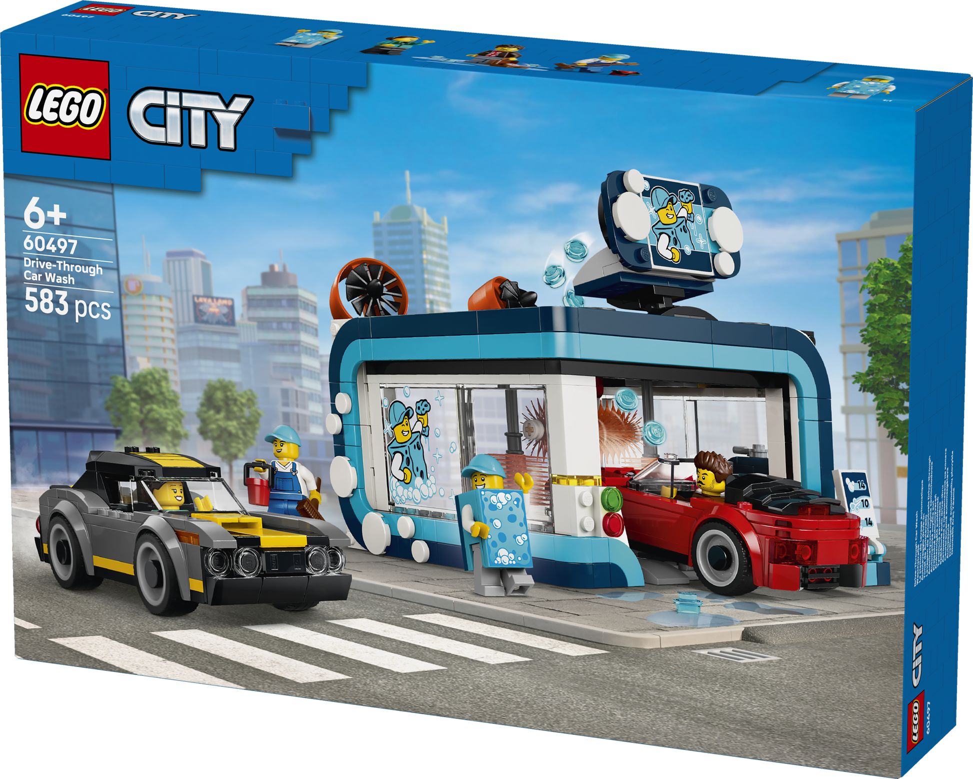LEGO® | City: Drive-Through Car Wash (60497) - box detail