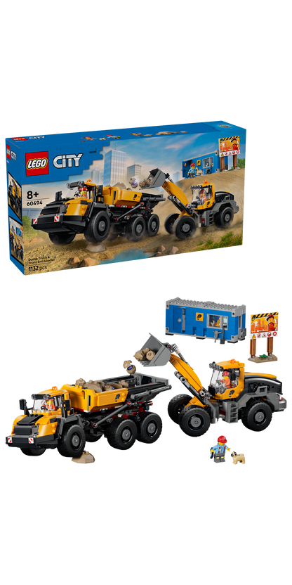 LEGO® | City: Dump Truck & Front End Loader (60494) - box and product image