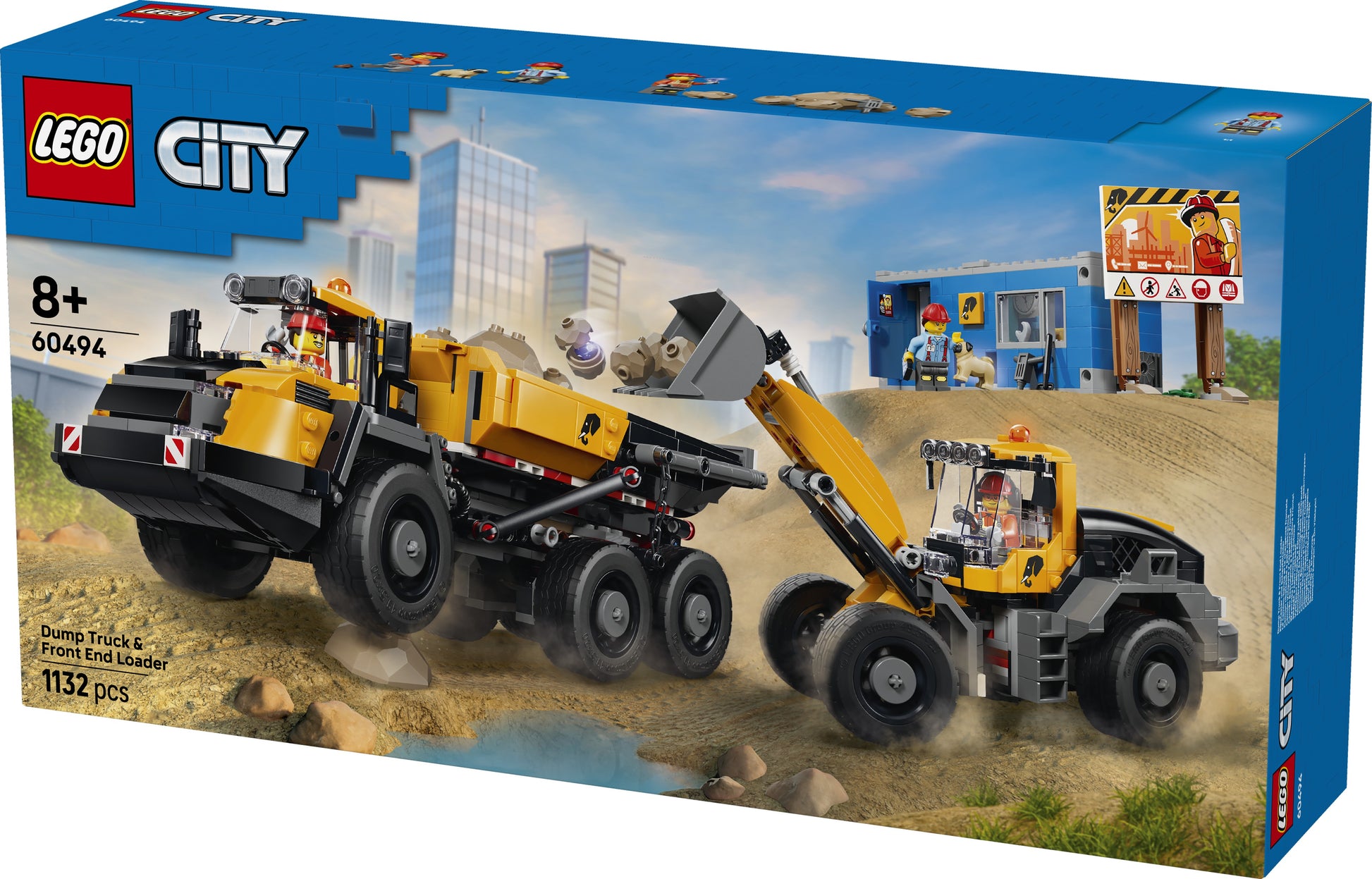 LEGO® | City: Dump Truck & Front End Loader (60494) - box detail