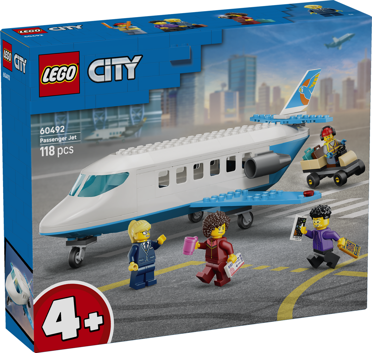 LEGO® | City: Passenger Jet (60492) - box front