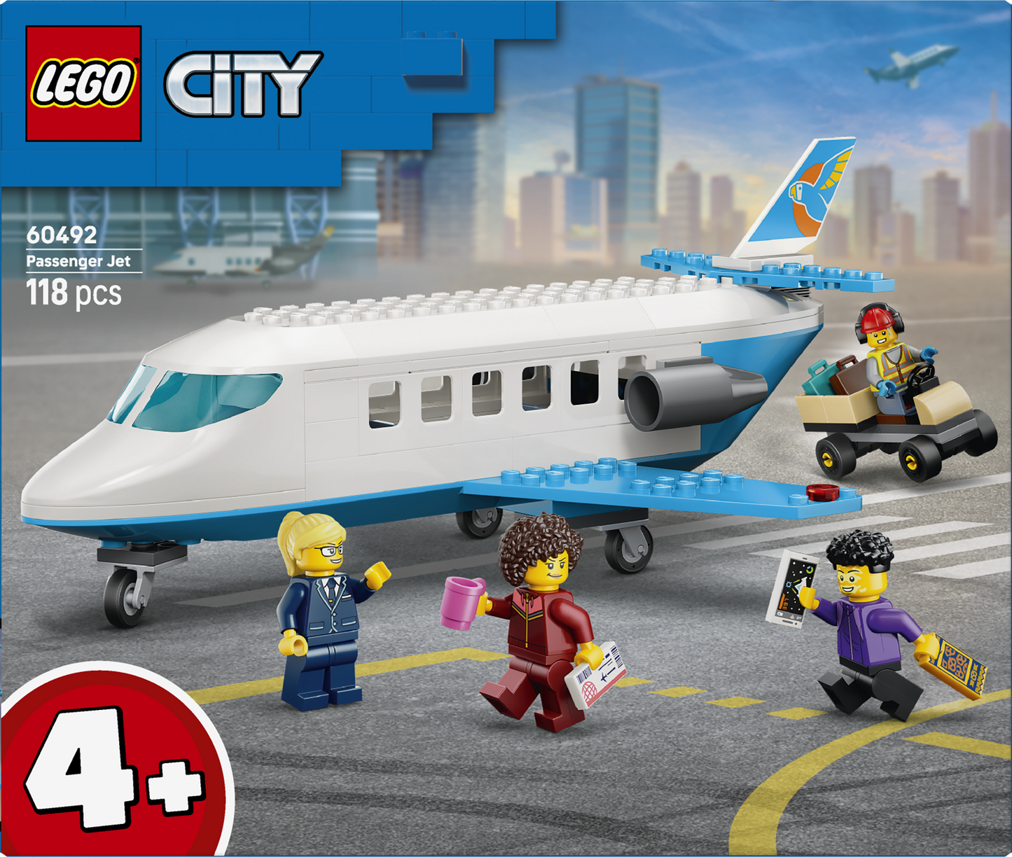 LEGO® | City: Passenger Jet (60492) - box back
