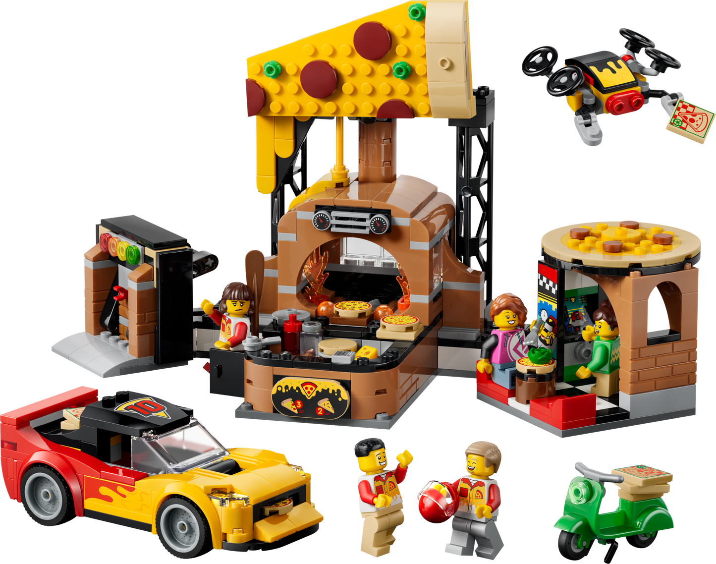 LEGO® | City: Pizza Delivery Experience with Vehicles (60496) - product image