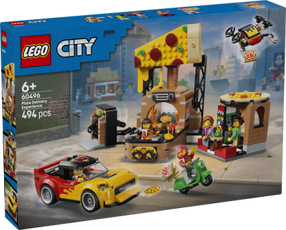 LEGO® | City: Pizza Delivery Experience with Vehicles (60496) - box front